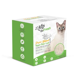 2 Boxes Go Fresh-Purr-Blend Super Odor Lock Cat Litte (2.25KG/ Box) Pets Qatar