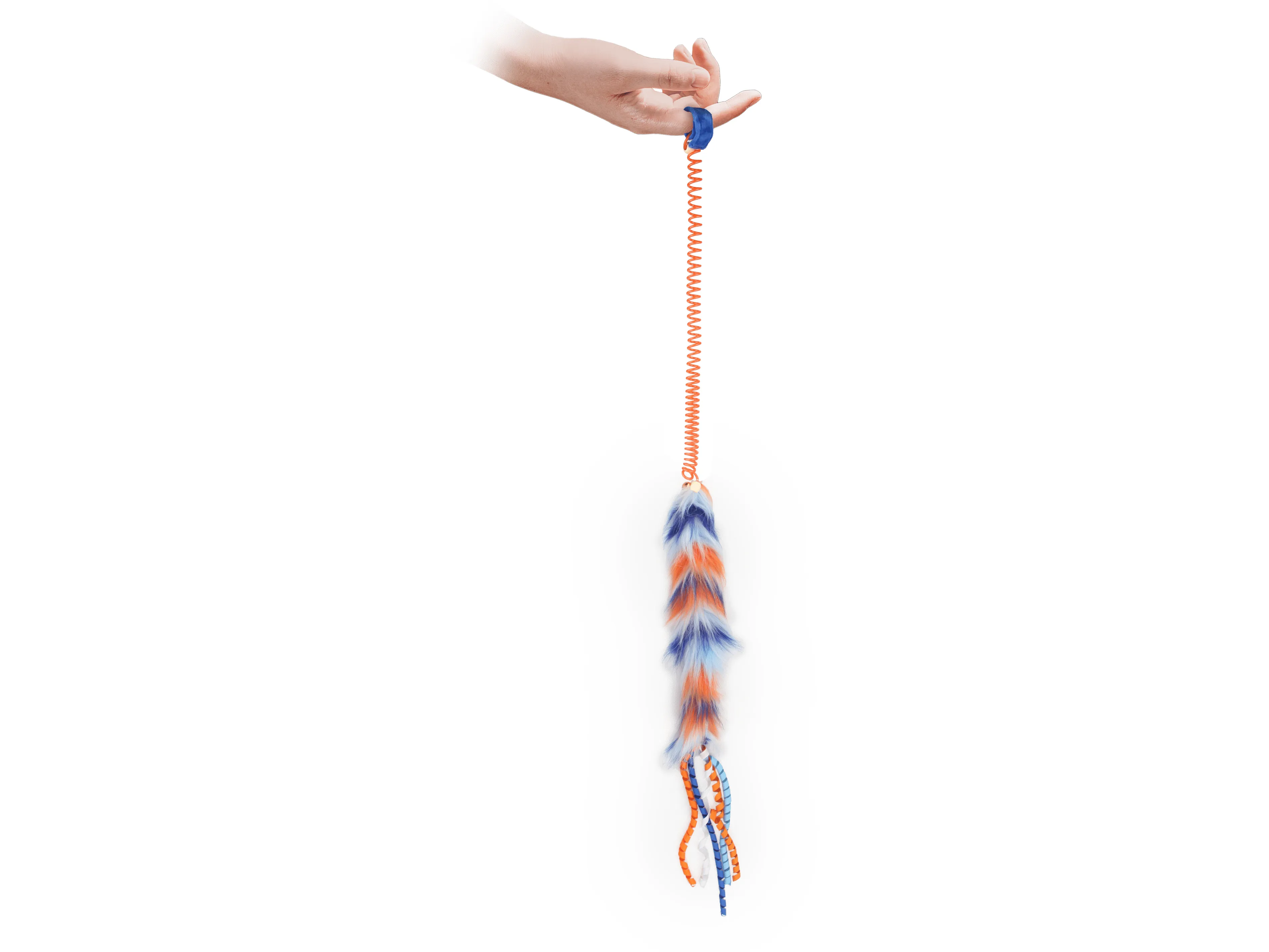 AFB Furry Ball - Fluffy Spring with Finger Ring Pets Qatar
