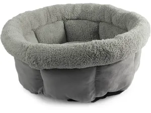 Afb Lamb-Cuddle Bed Grey M Pets Qatar