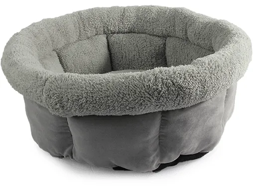 Afb Lamb-Cuddle Bed Grey M Pets Qatar