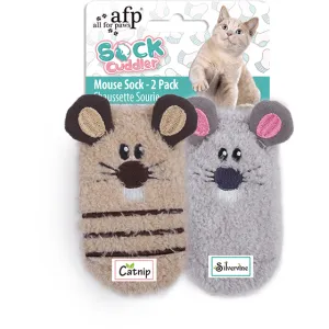 AFP Cat Socks-Mouse Sock - 2 Pack Pets Qatar