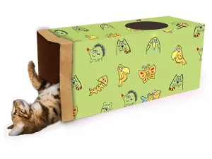 AFP Catoon - Kraft Paper Tunnel - Green Pets Qatar