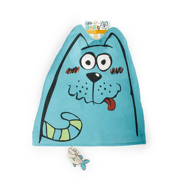 AFP Catoon-Whimsical Cat Sack Pets Qatar