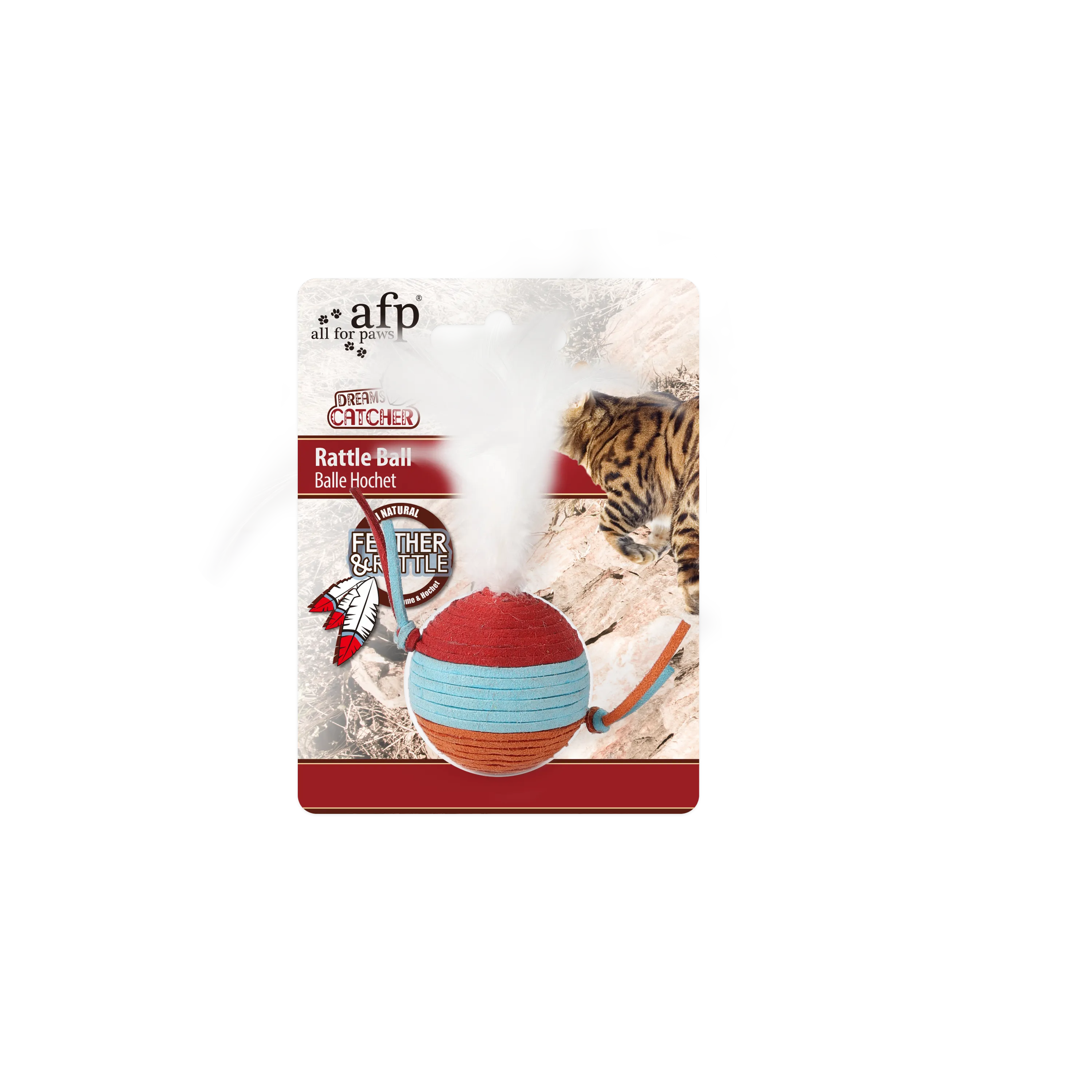 AFP Dream Catcher - Rattle Ball - Engaging Cat Toy Pets Qatar