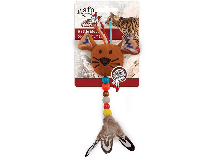 AFP Dreams Catcher-Rattle Mouse Pets Qatar