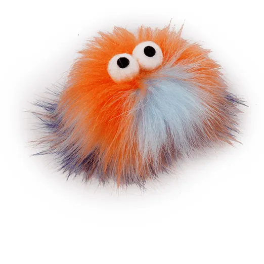 AFP Furry Ball-Fluffy Ball - Orange Pets Qatar