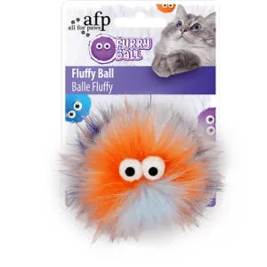 AFP Furry Ball-Fluffy Ball - Orange Pets Qatar
