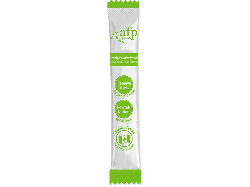 AFP Green Rush-Catnip Powder Pouch with Toy Pets Qatar