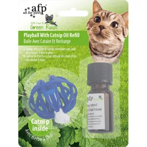 AFP Green Rush-Playball With Catnip Oil Refill Pets Qatar