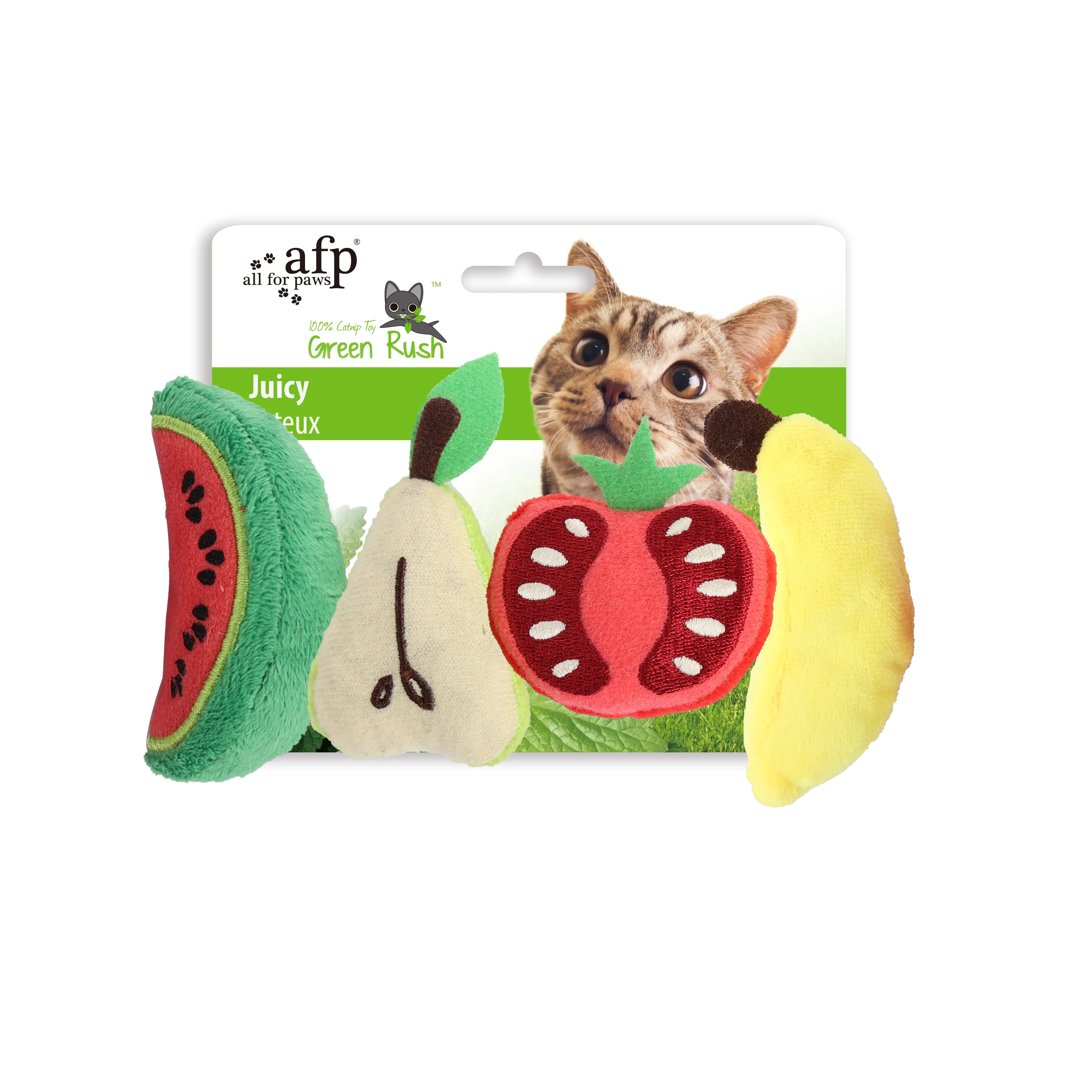 AFP Green Rush Vitamin Cat toy - Pack of 4 toys Pets Qatar