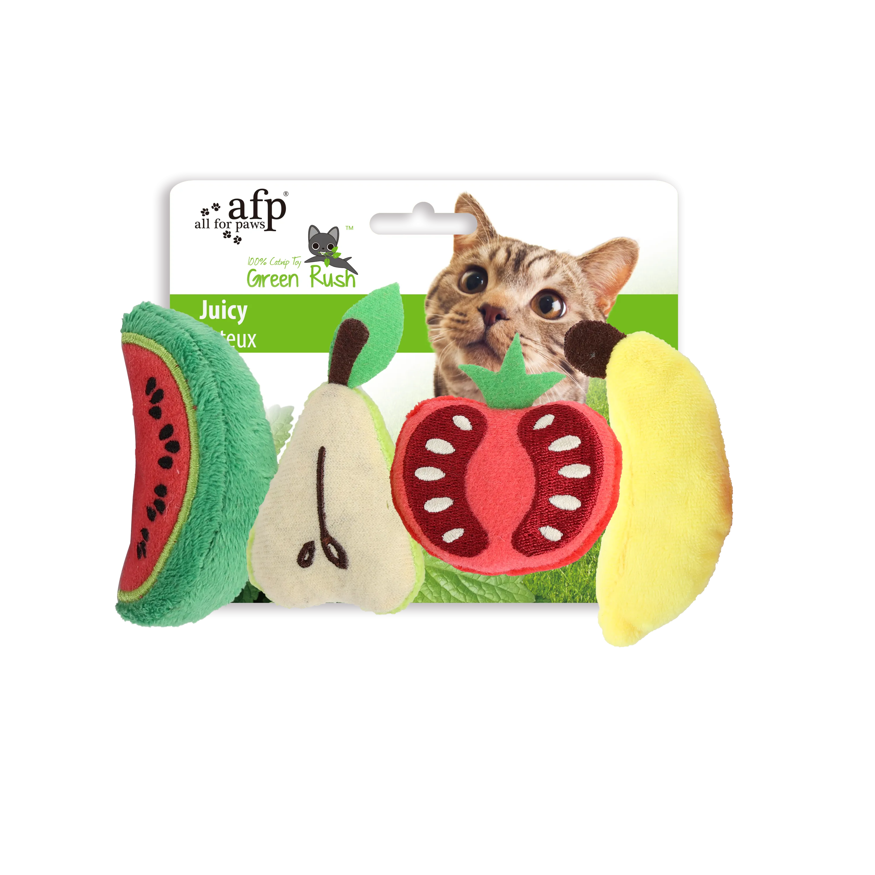 AFP Green Rush Vitamin Cat toy - Pack of 4 toys Pets Qatar