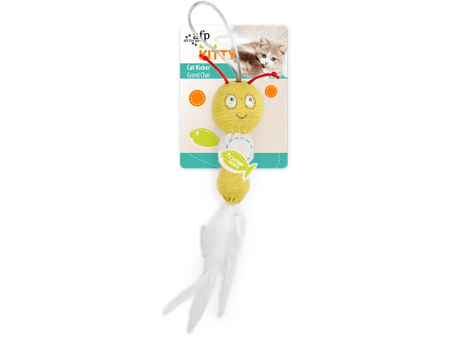 AFP Kitty-Feather Caterpillar - Yellow Pets Qatar