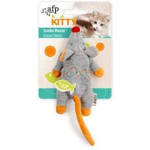 AFP Kitty-Jumbo Mouse - Grey Pets Qatar