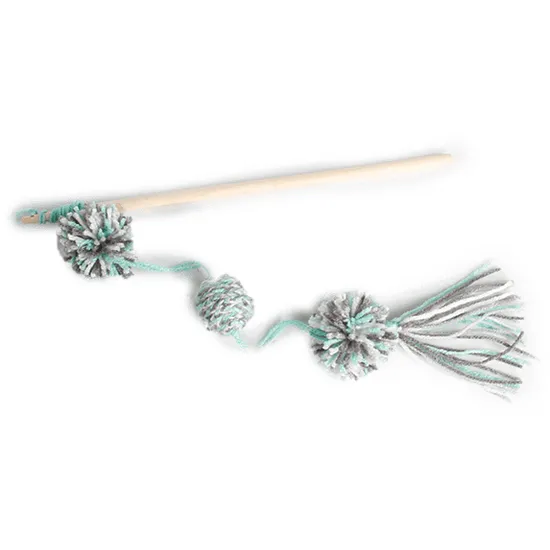 AFP Knotty Habit - Yarn Pom Pom Wand Pets Qatar