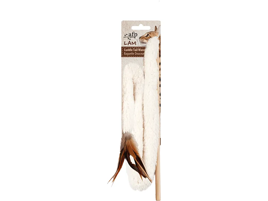 AFP Lambswool - 30" Cuddle Tail Wand Pets Qatar