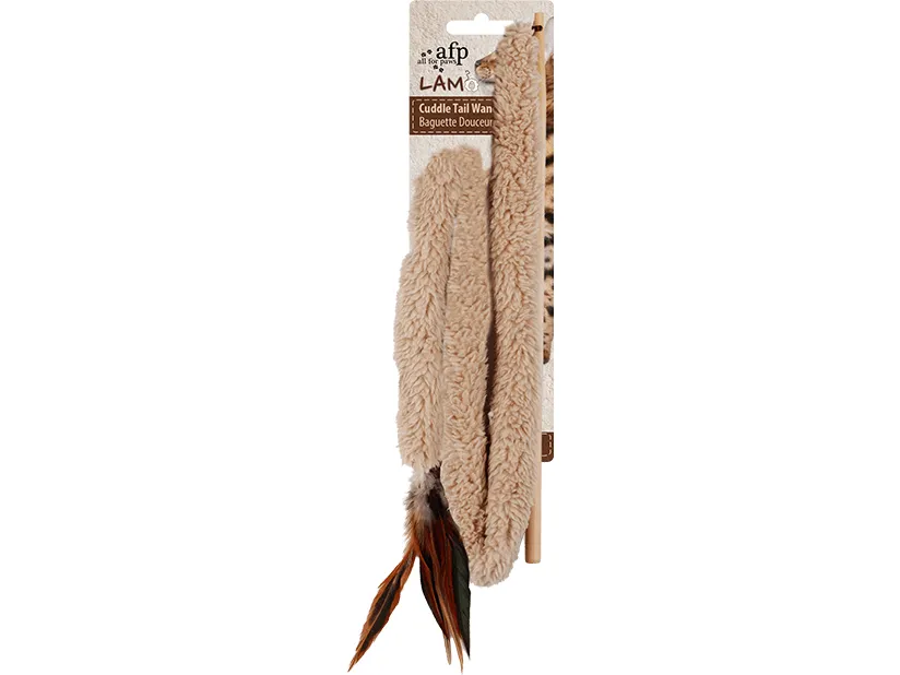 AFP Lambswool - 30" Cuddle Tail Wand Pets Qatar