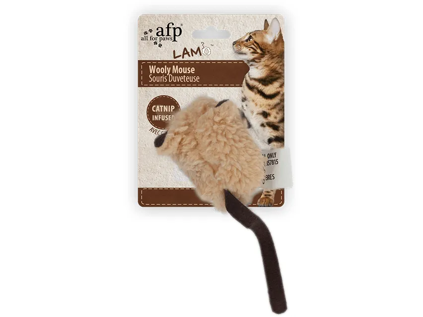 AFP Lambswool - Wooly Mouse (with sound chip) Pets Qatar