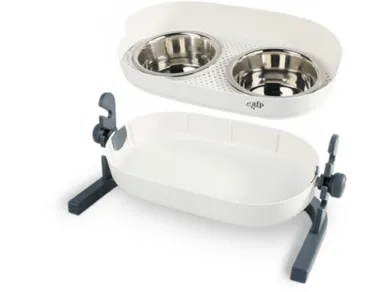 AFP Lifestyle 4 Pet-3 In 1 Elevated Double Dinner - M Pets Qatar
