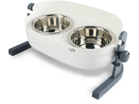 AFP Lifestyle 4 Pet-3 In 1 Elevated Double Dinner - M Pets Qatar