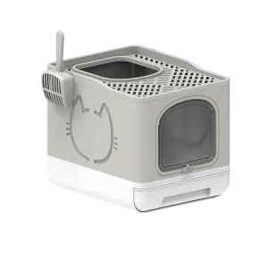 AFP  Minus One Foldable Sand Cat Litter Box -Large Size Pets Qatar