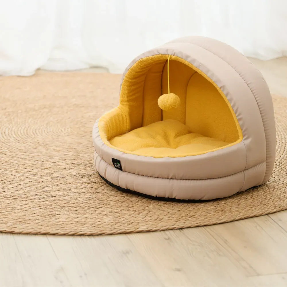 AFP Minus One Yellow Cat Cave : Purr-fect Hideaway Pets Qatar