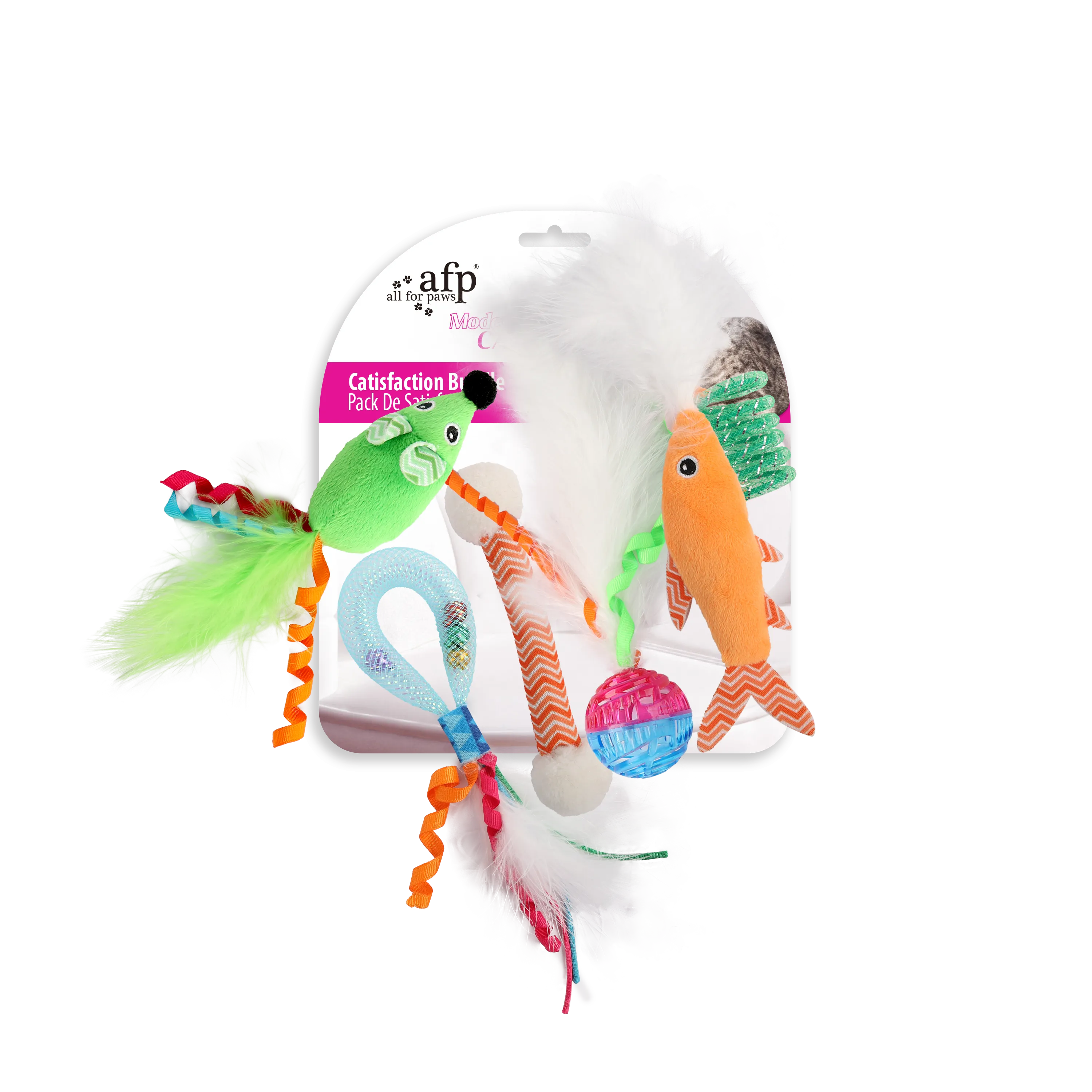 AFP Modern Cat-Catisfaction 6-Pack Toy Pets Qatar