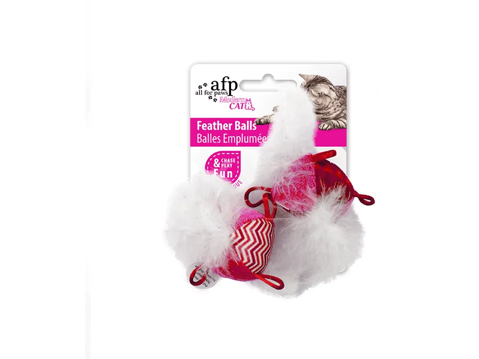 AFP Modern Cat - Feather Balls (with sound chip) Pets Qatar