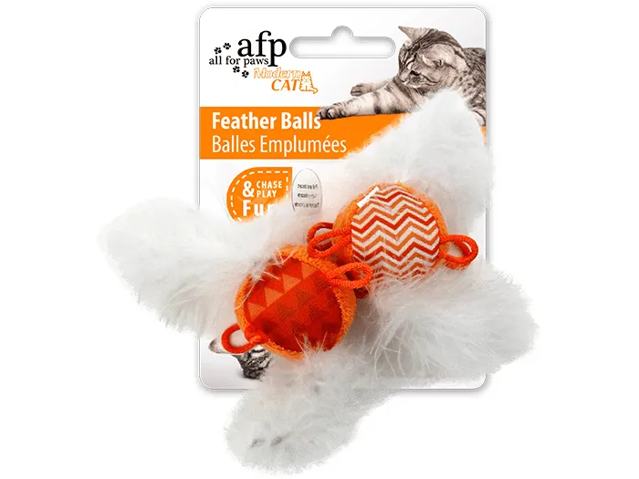 AFP Modern Cat - Feather Balls (with sound chip) Pets Qatar