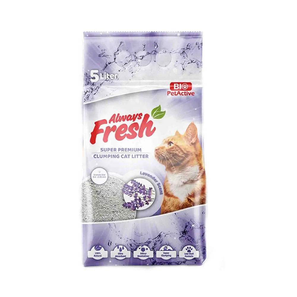 AlwaysFresh Lavender Scent (Clumping Cat Litter) 5L Pets Qatar