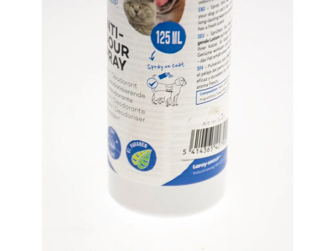Anti-odour spray dog & cat 125ml Pets Qatar