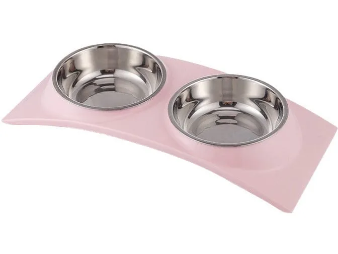 Arch Bridge Double Round Bowl 38.5*16.7*5Cm Pets Qatar