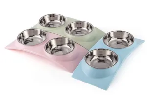 Arch Bridge Double Round Bowl 38.5*16.7*5Cm Pets Qatar