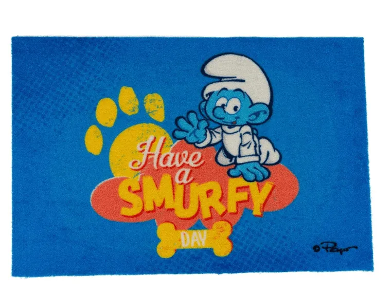 Baby smurf floor mat 60x40x0,6cm Pets Qatar