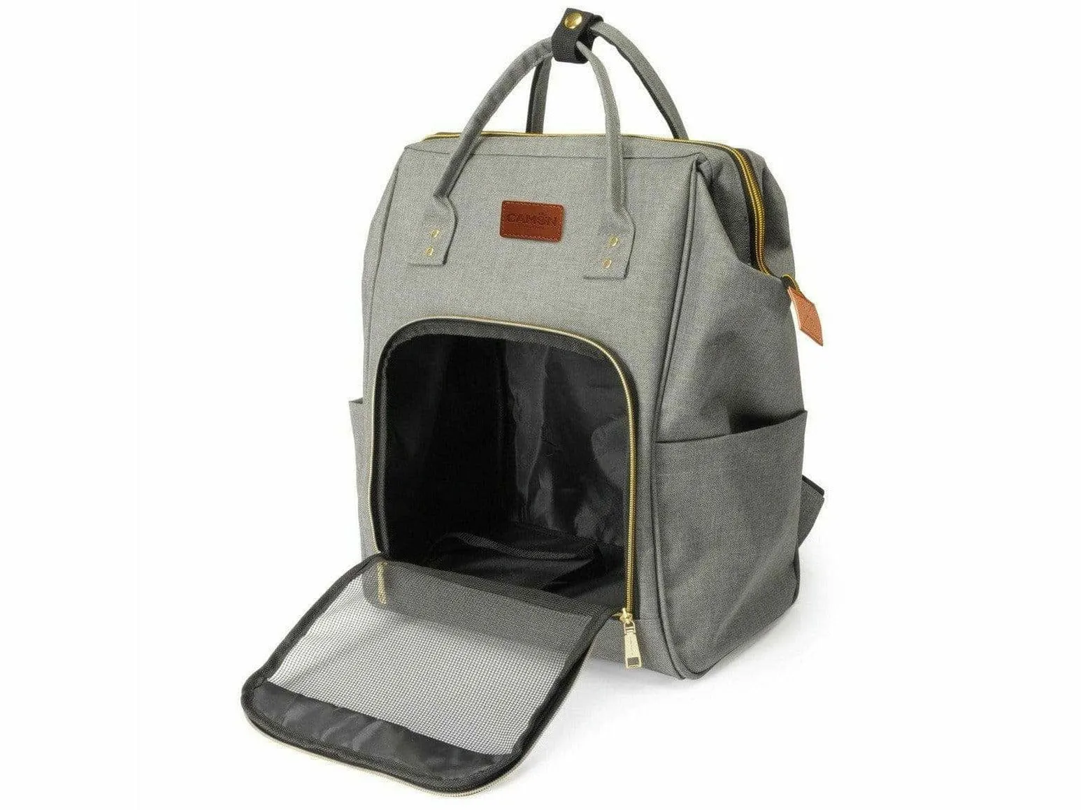 Backpack - Pet Fashion 30x20x43cm - Denim Grey Pets Qatar