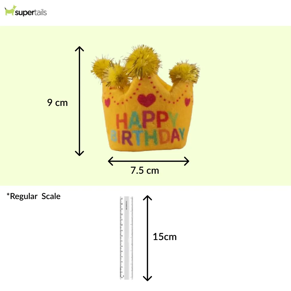 Barkbutler x Fofos Birthday Crown Catnip Toy for Cats