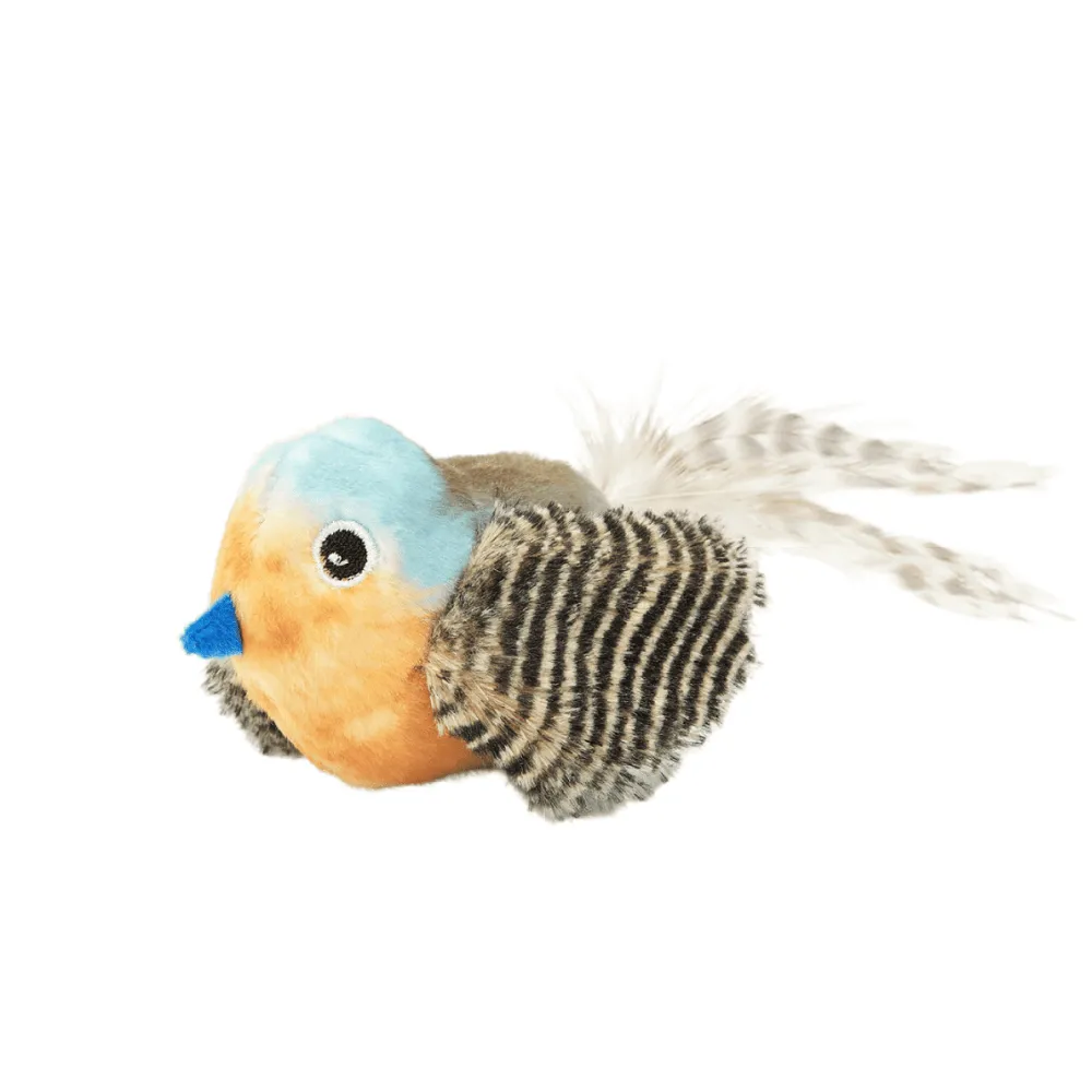 Barkbutler x Fofos Blue Bird with Catnip Balls Interactive Toy for Cats