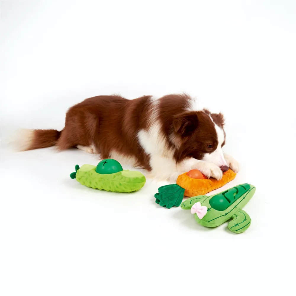 Barkbutler x Fofos Carrot Treat Toy for Dogs (Orange)