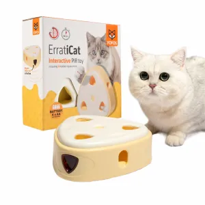 Barkbutler x Fofos Cheese Box Interactive Toy for Cats
