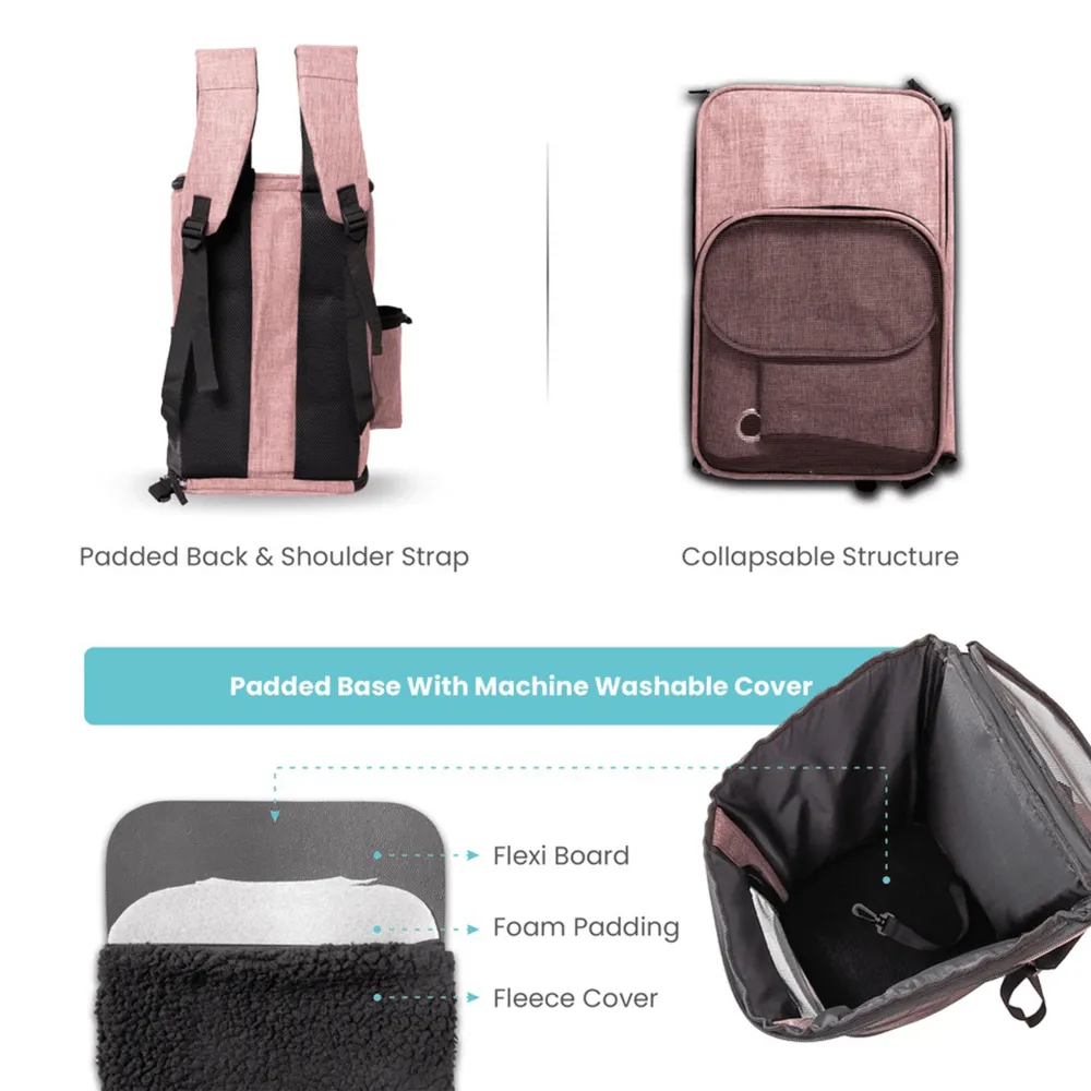 Barkbutler x Fofos Comfort Premium Outdoor Carrier for Dogs and Cats