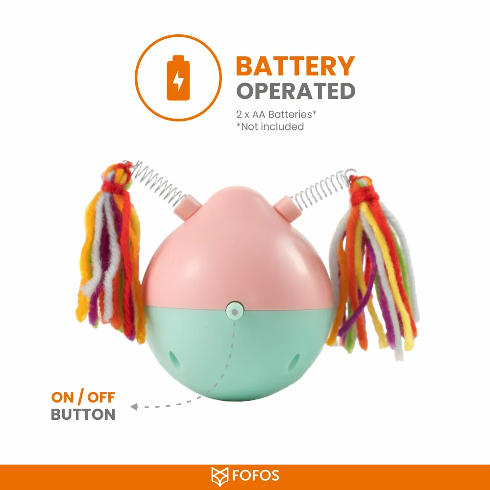 Barkbutler x Fofos Crazy Tumbler Pig Toy for Cats