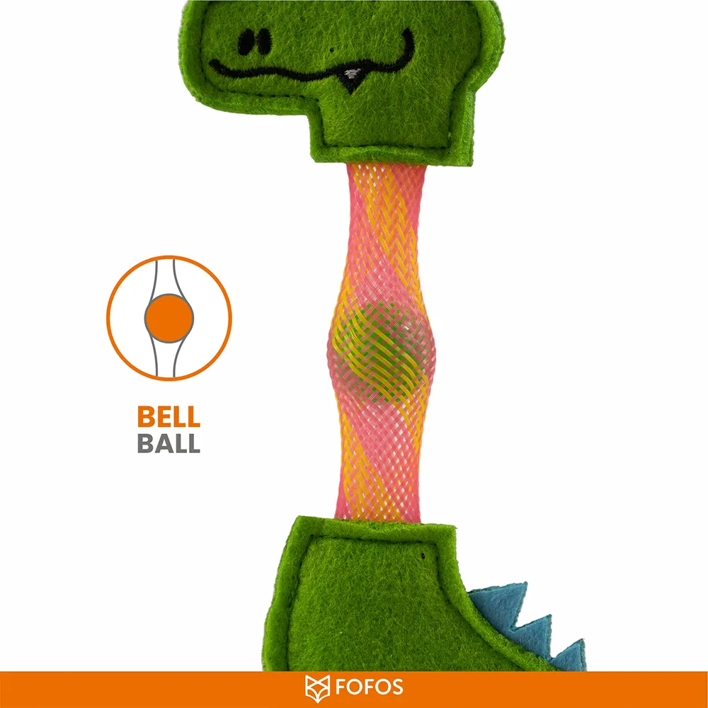 Barkbutler x Fofos Crocodile Flick Tube Catnip Toy for Cats