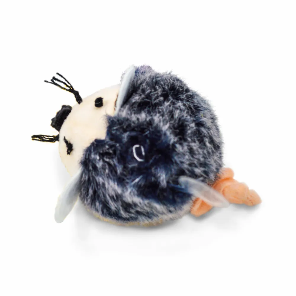 Barkbutler x Fofos Pull String & Sound Chip Mouse Shaped Electronic Toy for Cats (Grey)