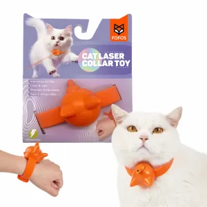 Barkbutler x Fofos Rechargeable Laser Collar Smart Toy for Cats