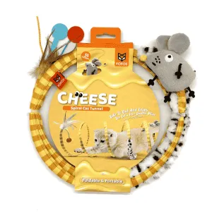 Barkbutler x Fofos Safari Spiral Tunnel Toy for Cats