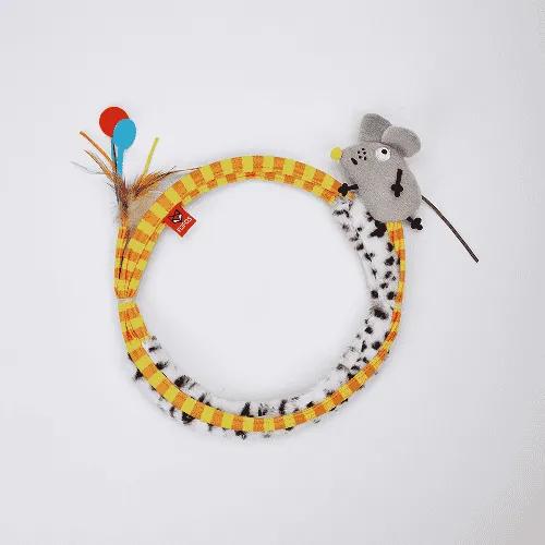 Barkbutler x Fofos Safari Spiral Tunnel Toy for Cats
