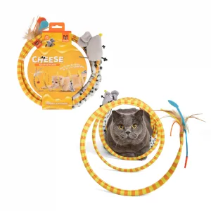 Barkbutler x Fofos Safari Spiral Tunnel Toy for Cats