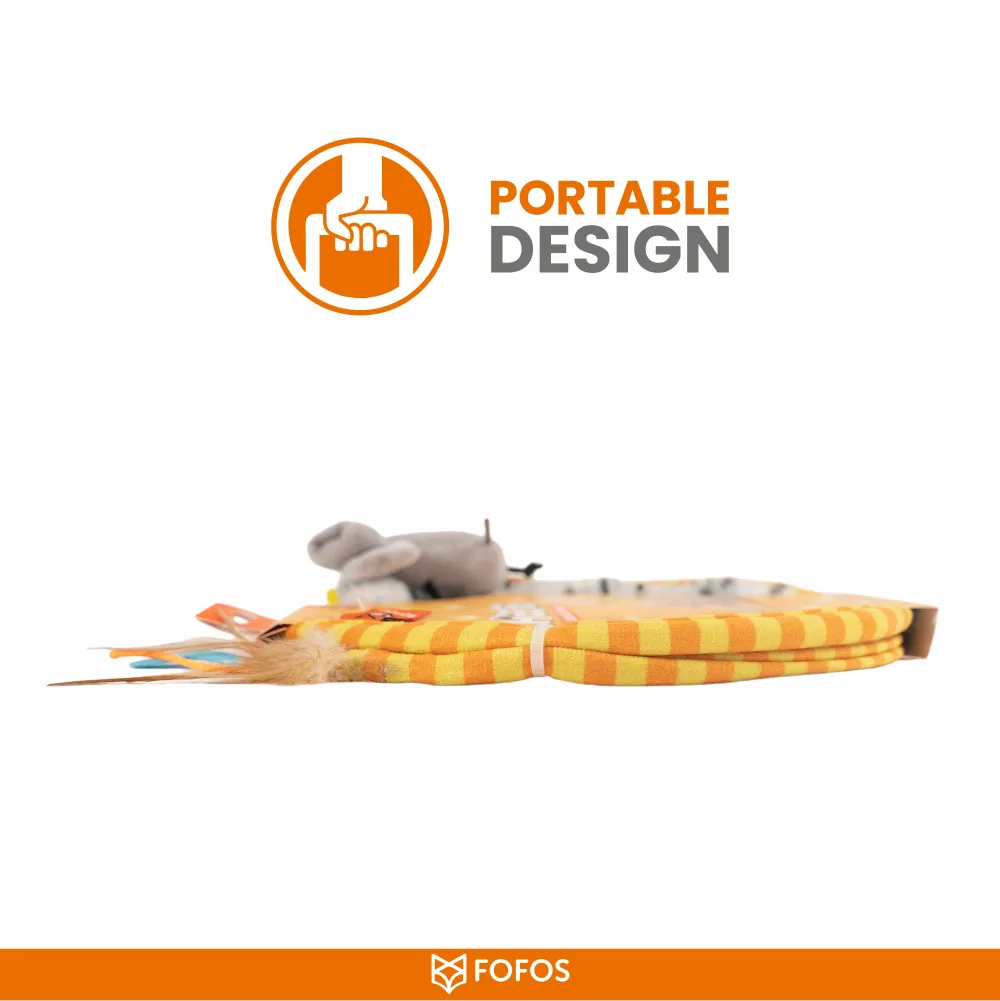 Barkbutler x Fofos Safari Spiral Tunnel Toy for Cats