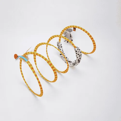 Barkbutler x Fofos Safari Spiral Tunnel Toy for Cats