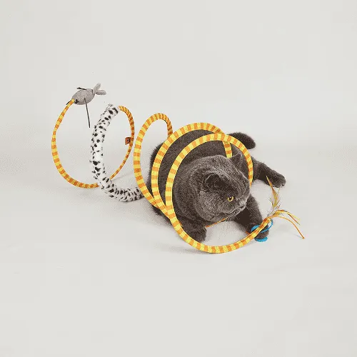 Barkbutler x Fofos Safari Spiral Tunnel Toy for Cats