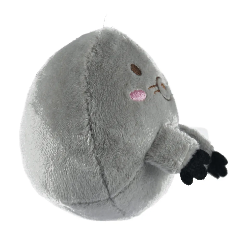 Barkbutler x Fofos Slow Rising Animal Toy Set for Dogs (Grey) | For Soft Chewers